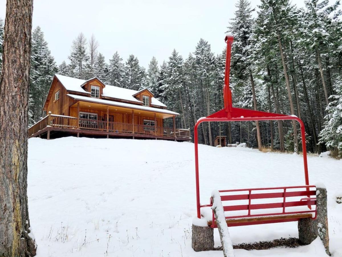 Blacktail Cabin Hideaway With Hot Tub Lakeside Exterior photo